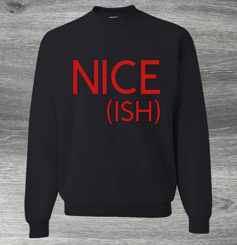Adult Unisex Nice(Ish) Christmas Sweater