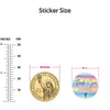 500PC Holographic Thank You For Supporting My Small Business Stickers Adhesive Labels for Boutiques Wrapping Supplies