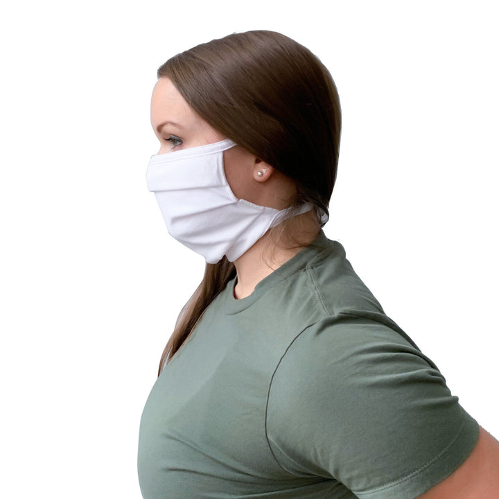 Load image into Gallery viewer, White Tultex FM20TC Face Mask