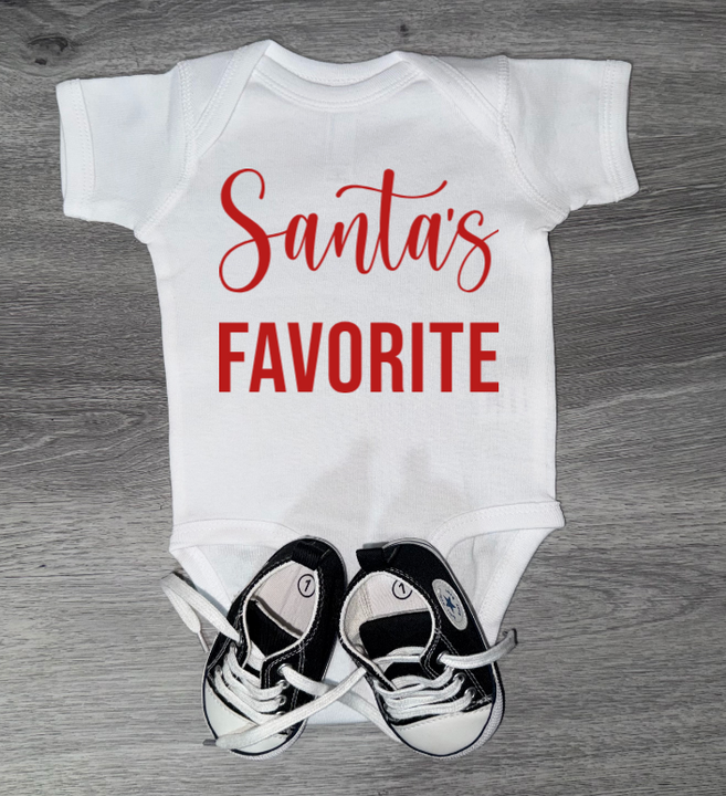 Load image into Gallery viewer, Santa&#39;s Favorite Bodysuit