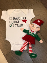 Load image into Gallery viewer, Naughty Nice I Tried Bodysuit