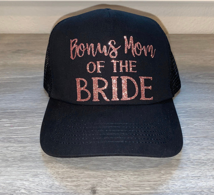 Load image into Gallery viewer, Bonus Mom Of The Bride Trucker Hat