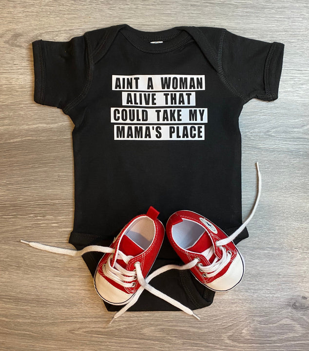 Load image into Gallery viewer, Aint A Woman Alive That Could Take My Mama&#39;s Place Bodysuit