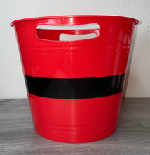 Load image into Gallery viewer, Personalized Santa Belt Christmas Bucket