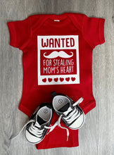 Load image into Gallery viewer, Wanted For Stealing Moms Heart Bodysuit
