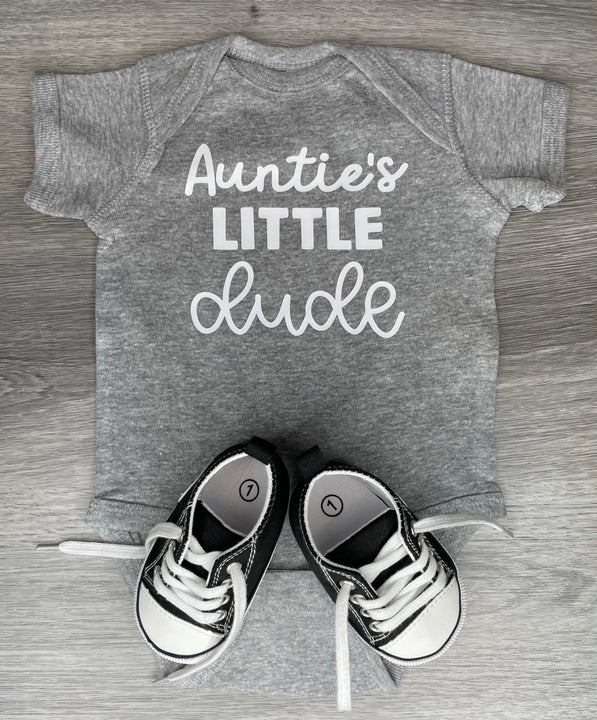Load image into Gallery viewer, Auntie&#39;s Little Dude Bodysuit