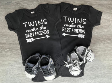 Twins Make The Best Friends Bodysuit