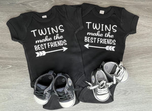 Twins Make The Best Friends Bodysuit