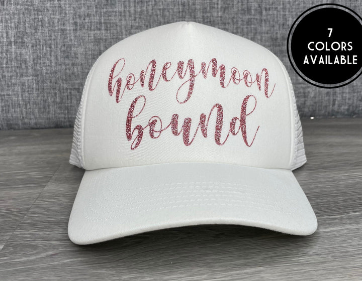 Load image into Gallery viewer, Honeymoon Bound Trucker Hat