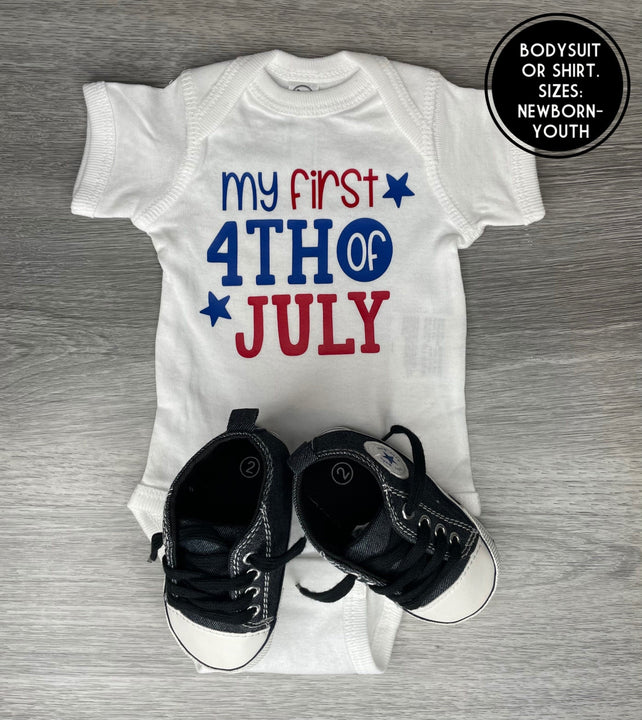 Load image into Gallery viewer, My 1st 4th of July Bodysuit