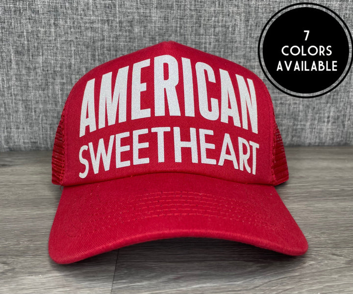 Load image into Gallery viewer, American Sweetheart Trucker Hat