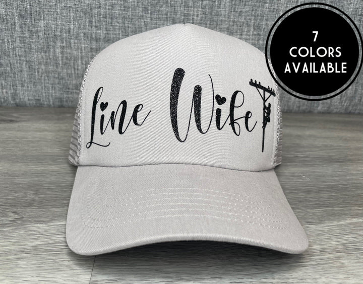 Load image into Gallery viewer, Line Wife Trucker Hat
