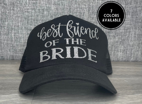 Best Friend Of The Bride Trucker Hat