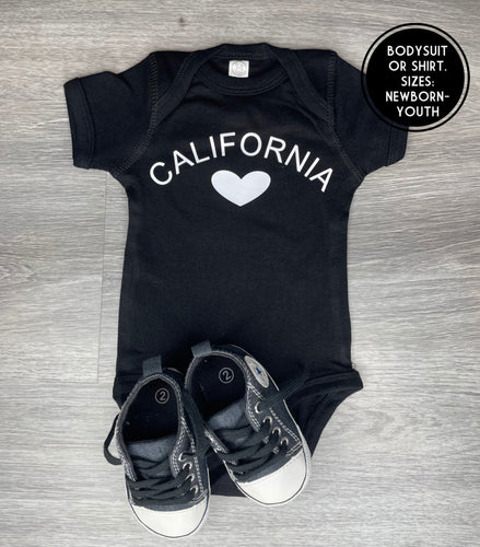 PREMADE READY TO SHIP 3-6 MONTH FIT California Bodysuit