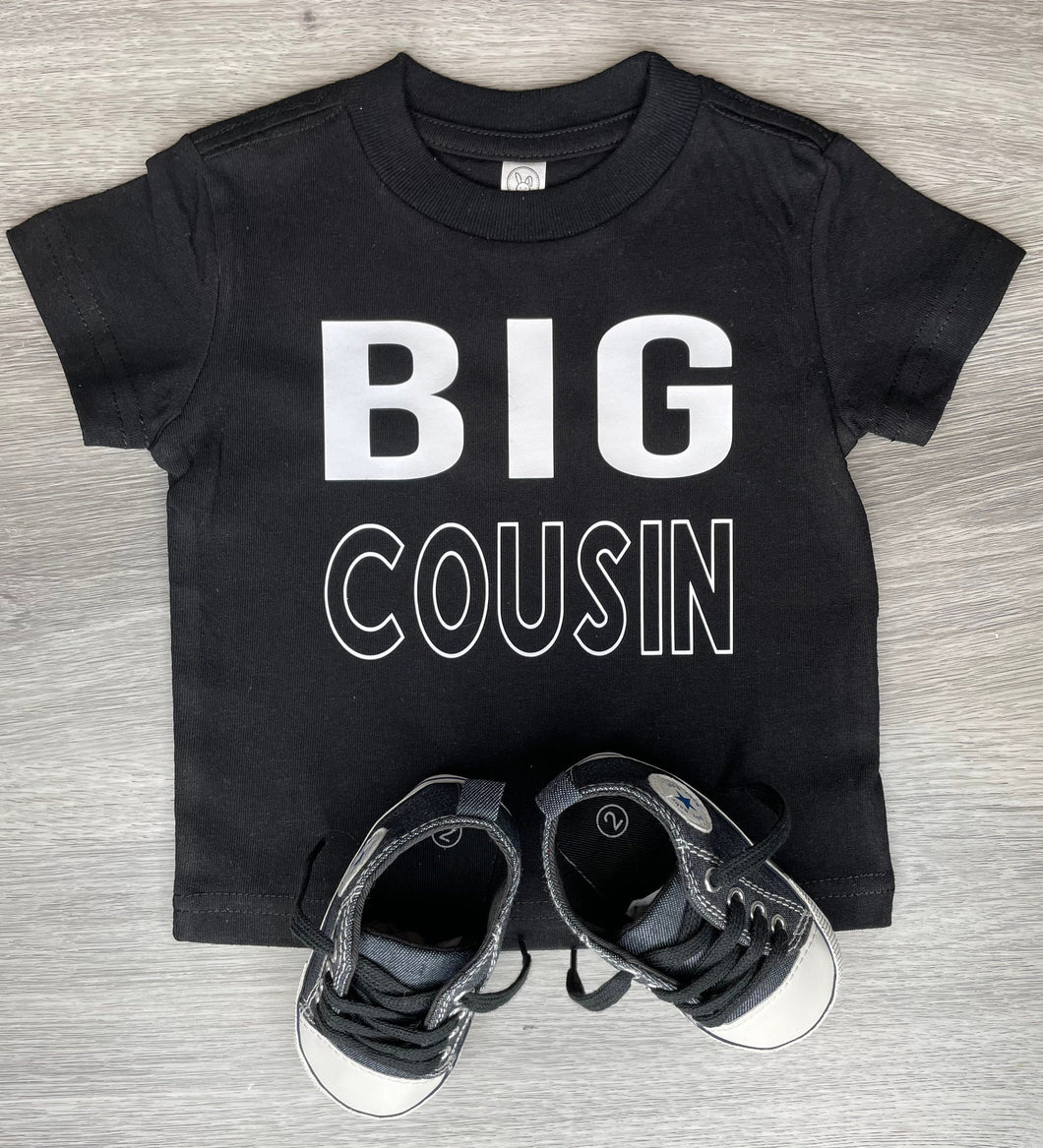  PREMADE READY TO SHIP 6-12 MONTH FIT Big Cousin Shirt