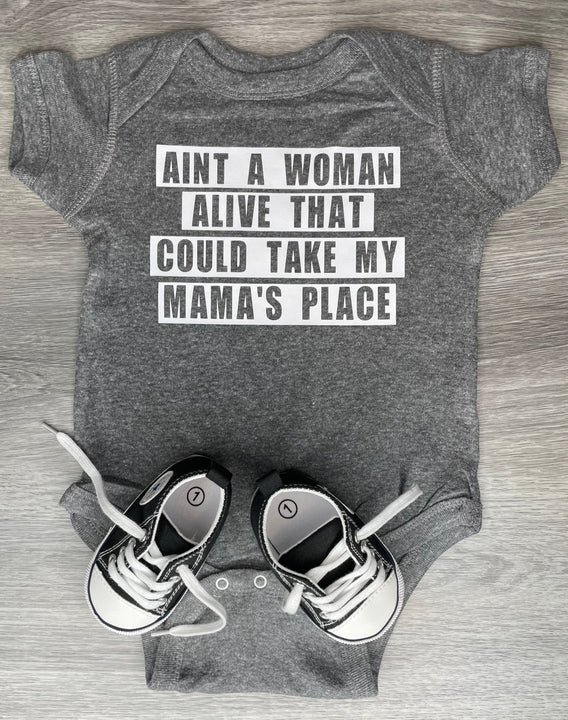 Load image into Gallery viewer, Aint A Woman Alive That Could Take My Mama&#39;s Place Bodysuit