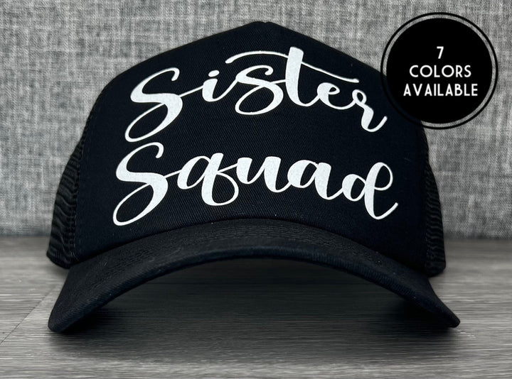 Load image into Gallery viewer, Sister Squad Trucker Hat