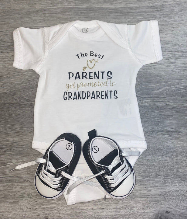 Load image into Gallery viewer, The Best Parents Get Promoted To Grandparents Bodysuit