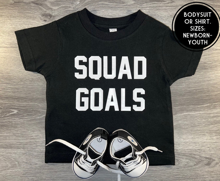 Load image into Gallery viewer, Squad Goals Shirt - PREMADE READY TO SHIP SIZE 2