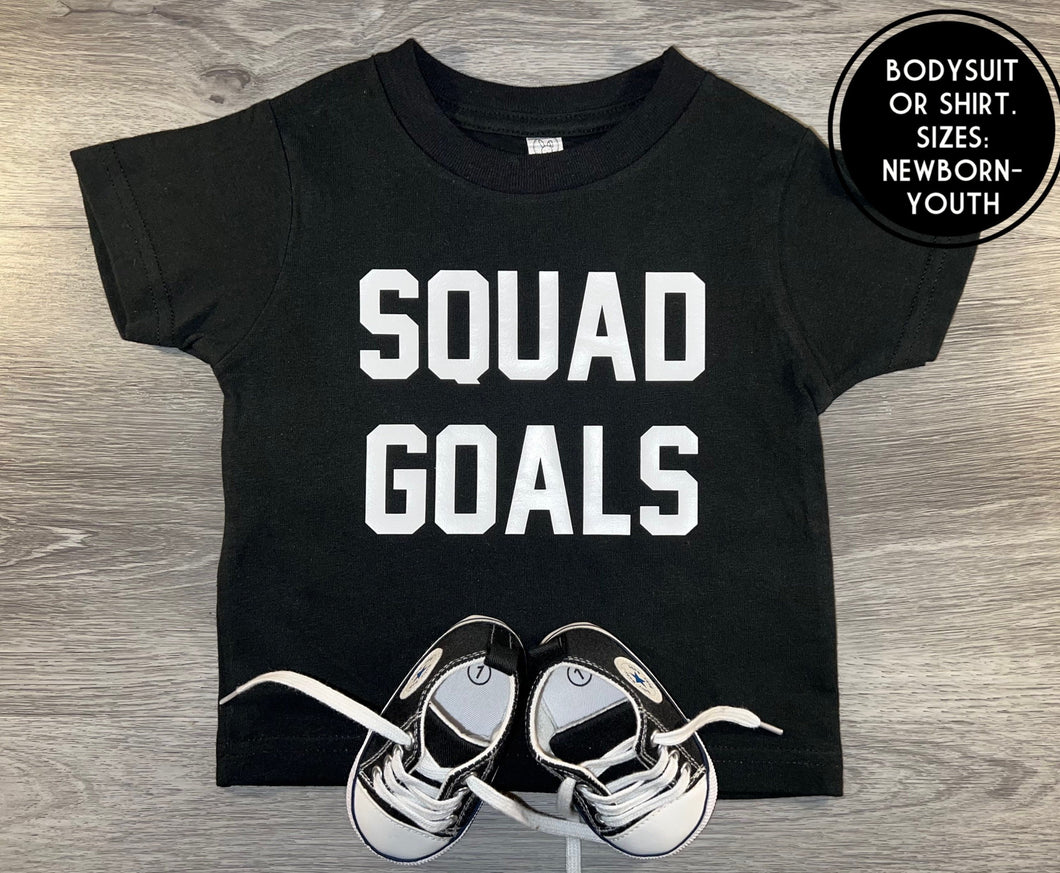 Squad Goals Shirt - PREMADE READY TO SHIP SIZE 2