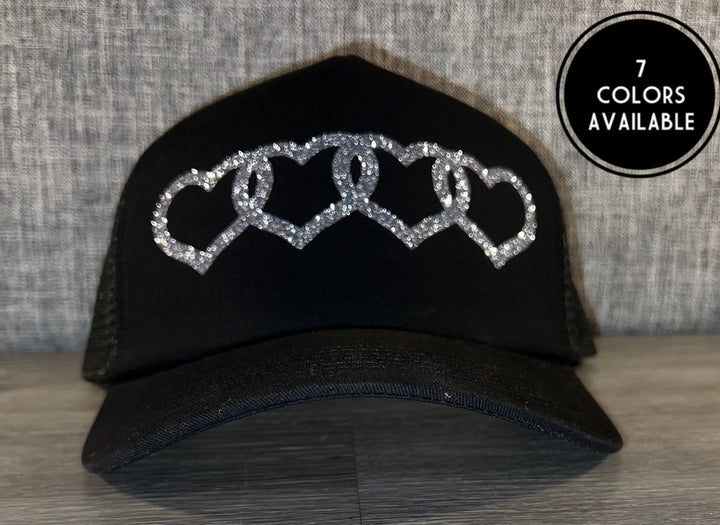 Load image into Gallery viewer, Heart Trucker Hat