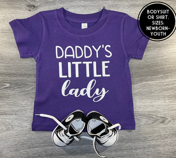 Load image into Gallery viewer, Daddy’s Little Lady Shirt -  PREMADE READY TO SHIP 18-24 MONTH FIT