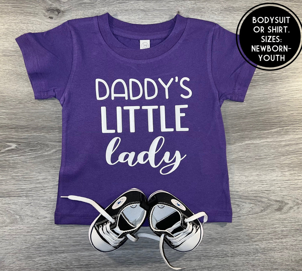 Daddy’s Little Lady Shirt -  PREMADE READY TO SHIP 18-24 MONTH FIT