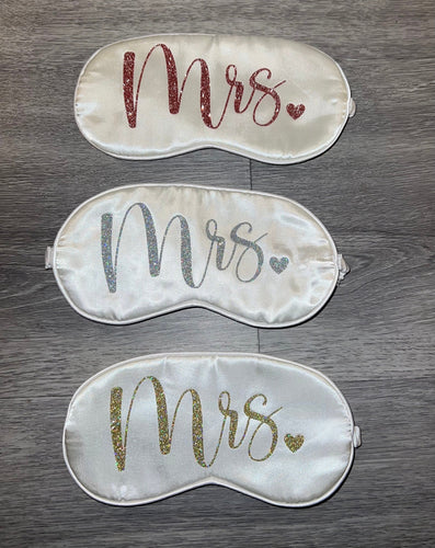 Mrs Sleep Mask - Decorative Sleep Mask with 