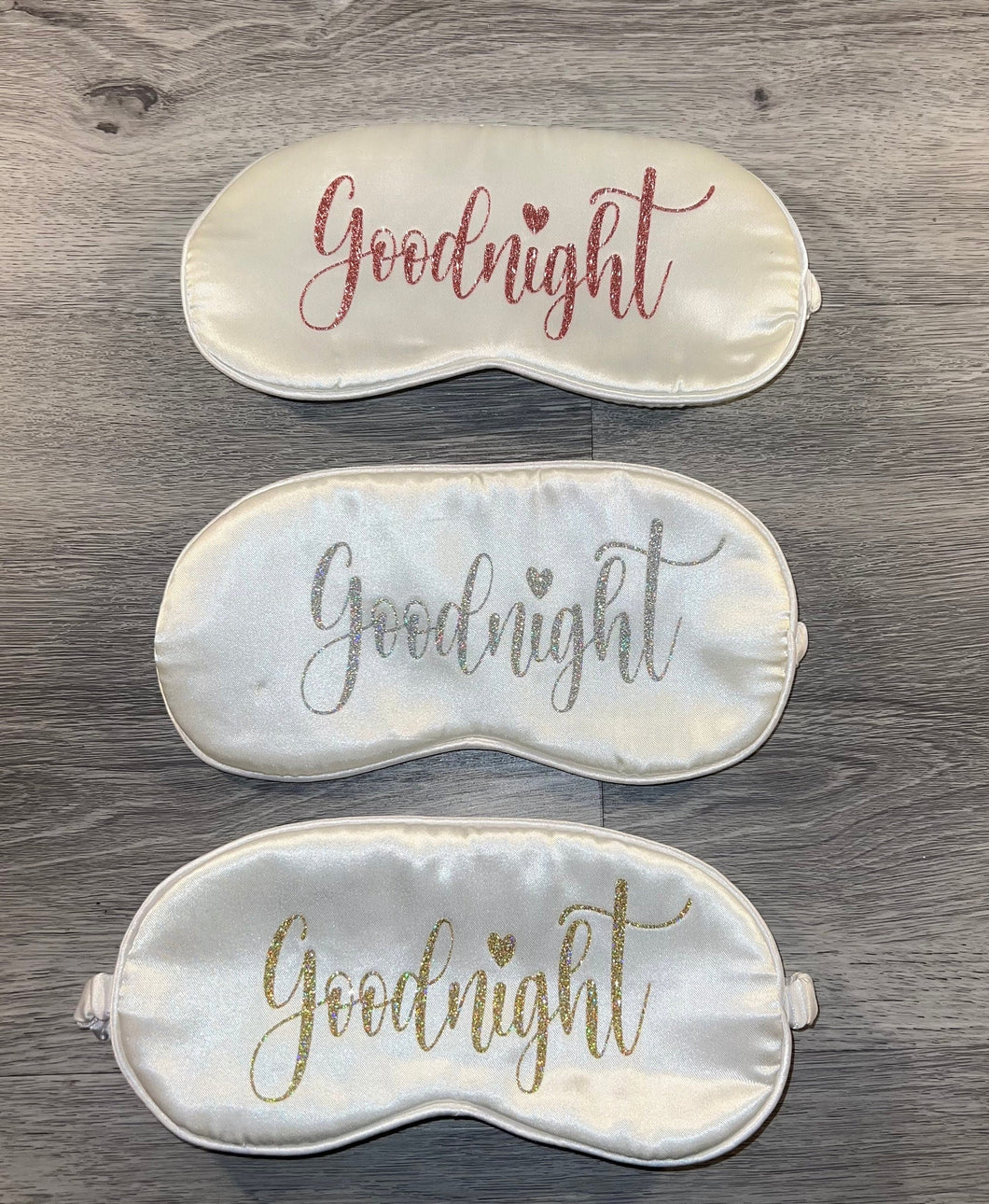 Goodnight Sleep Mask - Decorative Sleep Mask with 