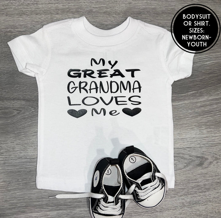 Load image into Gallery viewer, My Great Grandma Loves Me Shirt
