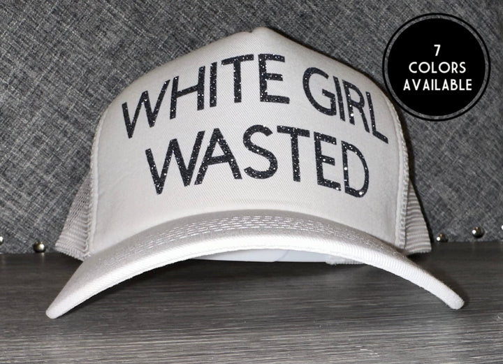 Load image into Gallery viewer, White Girl Wasted Trucker Hat