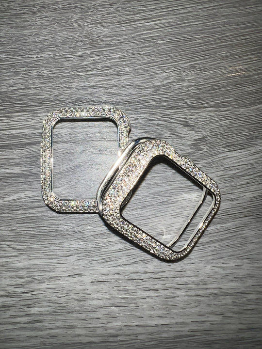 Load image into Gallery viewer, Silver 41mm Bling Watch Case Bezel