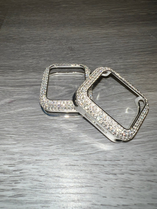 Load image into Gallery viewer, Silver 41mm Bling Watch Case Bezel