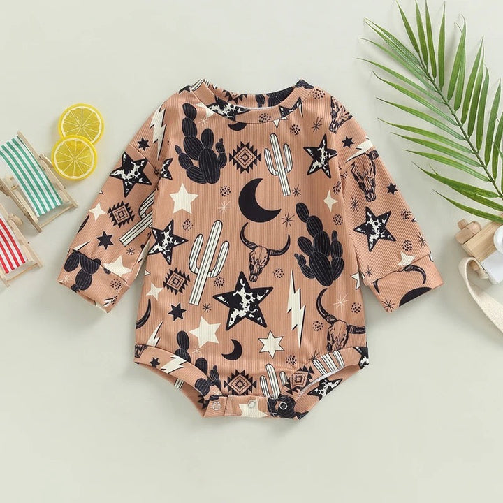 Load image into Gallery viewer, Western Shirt | Western Long Sleeve Bodysuit | Western Bodysuit | Baby Clothes