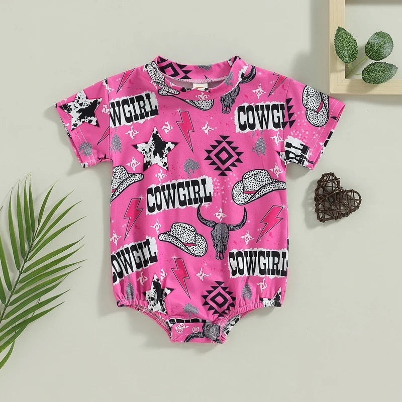 Cowgirl Bodysuit | Western Bodysuit | Baby Girl Clothes | Western Shirt |