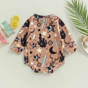 Western Long Sleeve Bodysuit | Western Bodysuit | Baby Clothes