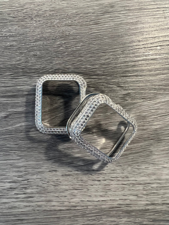 Load image into Gallery viewer, Silver 41mm Bling Watch Case Bezel