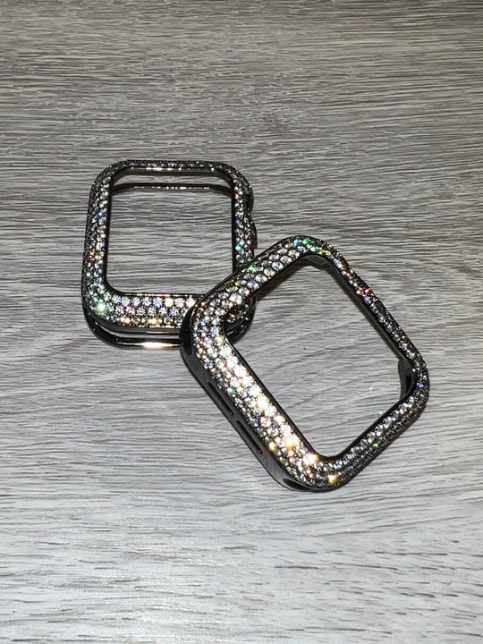 Load image into Gallery viewer, Gunmetal 41mm Bling Watch Case Bezel