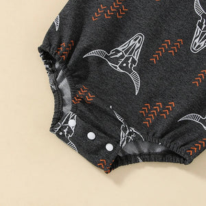 Western Cow Skull Bodysuit | Western Bodysuit | Baby Clothes