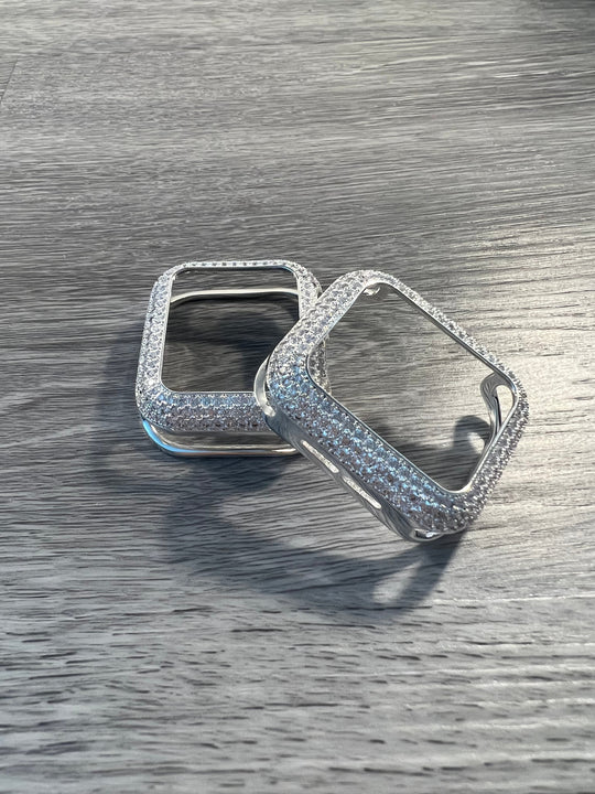 Load image into Gallery viewer, Silver 41mm Bling Watch Case Bezel