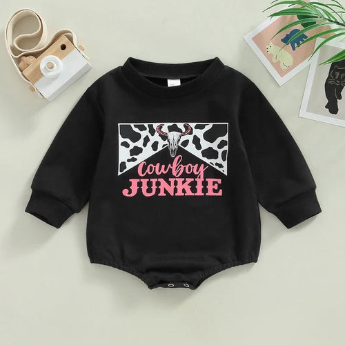 Cowboy Junkie Bodysuit | Western Bodysuit | Baby Girl Clothes