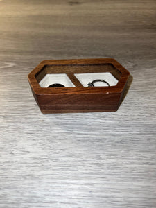 Wood Wedding Ring Box