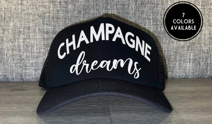 Load image into Gallery viewer, Champagne Dreams Trucker Hat