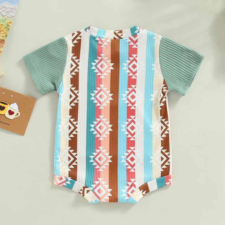 Load image into Gallery viewer, Aztec Bodysuit | Western Bodysuit | Baby Boy Clothes | Western Shirt |