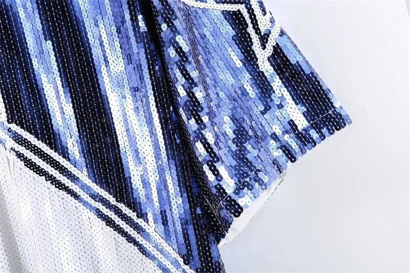 dallas cowboys sequin dress Dallas Cowboys Sparkly Sequin Dress – Bombshell Boutique LV
