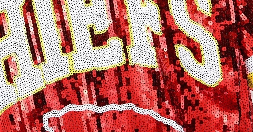 Kansas City Chiefs Sparkly Sequin Dress Bombshell Boutique LV Kansas City Chiefs Sparkly Sequin Dress Bombshell Boutique LV