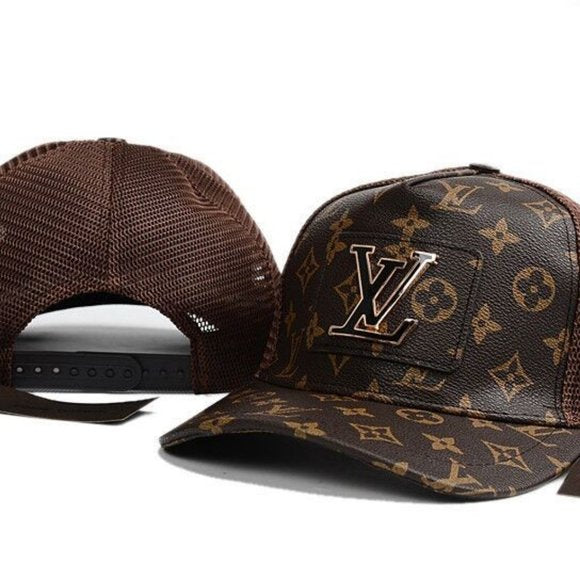 Load image into Gallery viewer, Brown Repurposed Trucker Hat